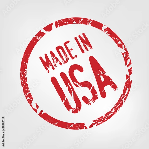 Obraz Made in USA stamp