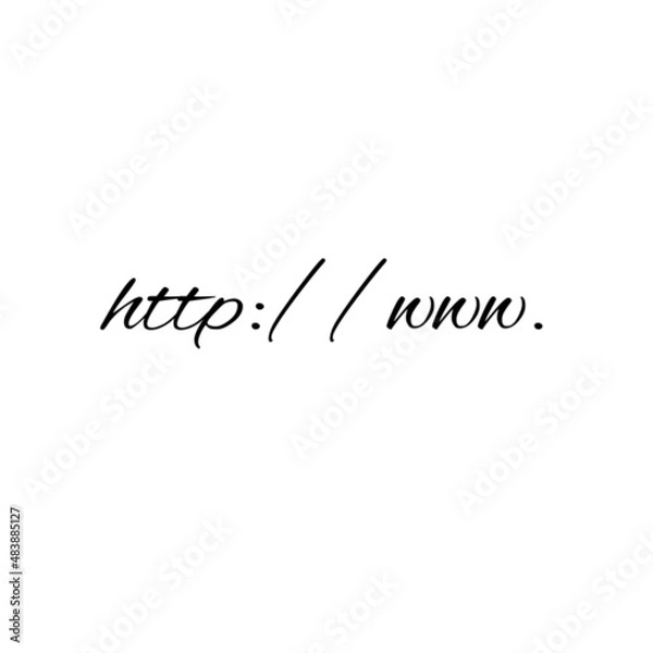 Obraz Address and navigation bar icon.  illustration.