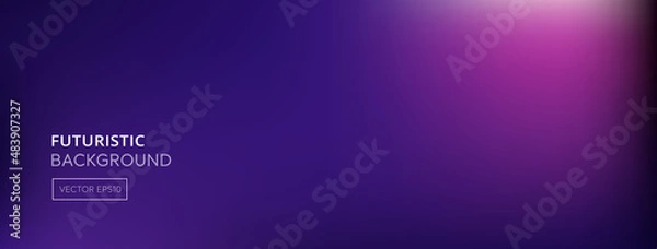 Obraz Purple gradient abstract banner background