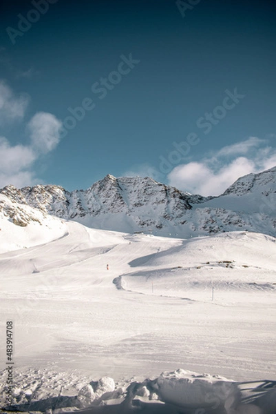 Obraz Ski resort in the mountains