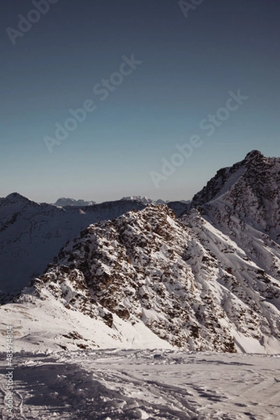 Obraz Snow covered mountains