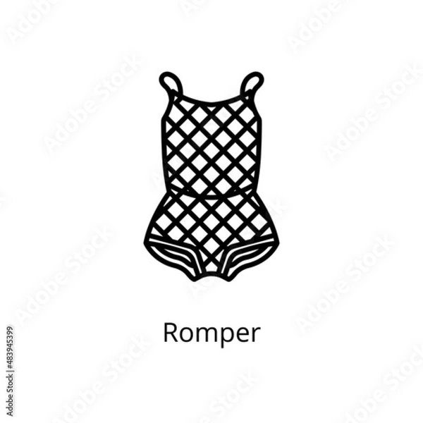 Fototapeta Romper icon in vector. Logotype