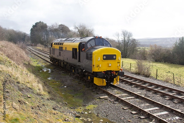 Obraz train on the railway