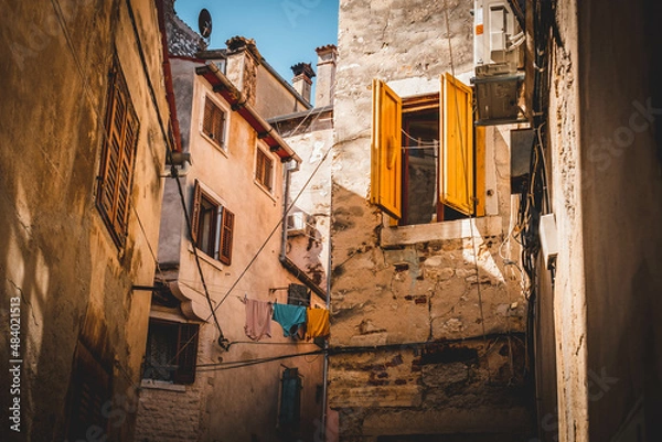 Obraz narrow street in Croatia