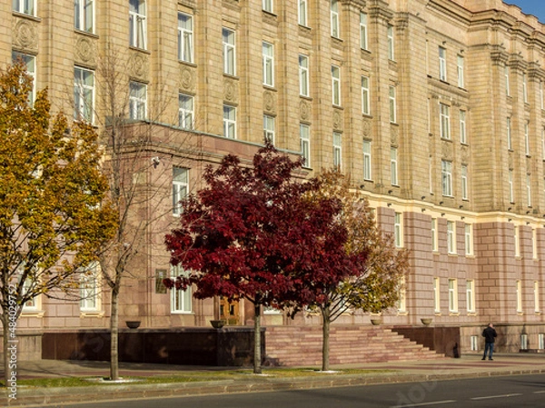Obraz building in autumn