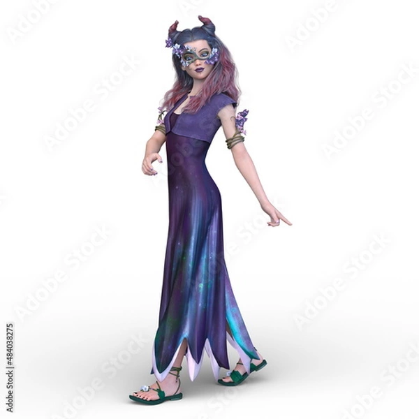 Obraz アイマスクの女性