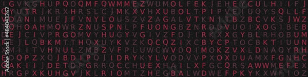 Fototapeta Abstract Geometric Pattern generative computational art illustration