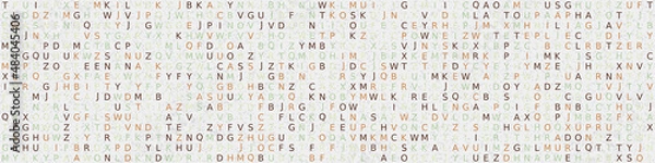 Obraz Abstract Geometric Pattern generative computational art illustration