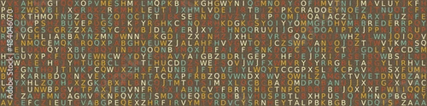 Fototapeta Abstract Geometric Pattern generative computational art illustration