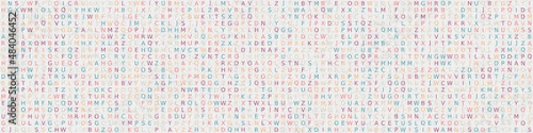 Obraz Abstract Geometric Pattern generative computational art illustration