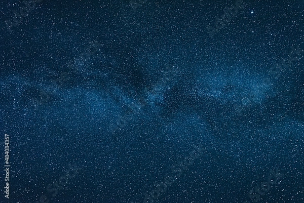Obraz Clear night sky with milky way and huge amount of stars.