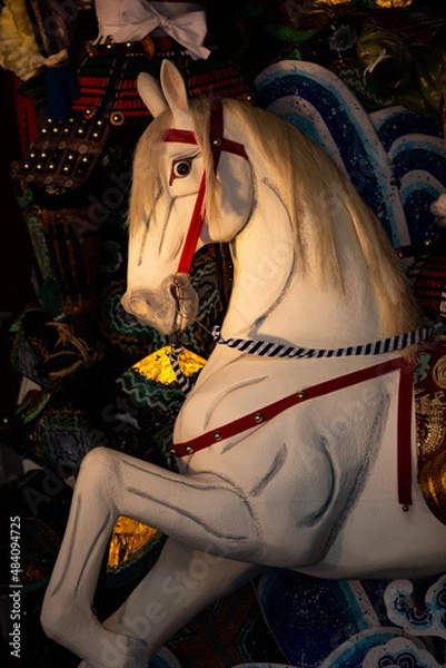 Fototapeta 白馬の像