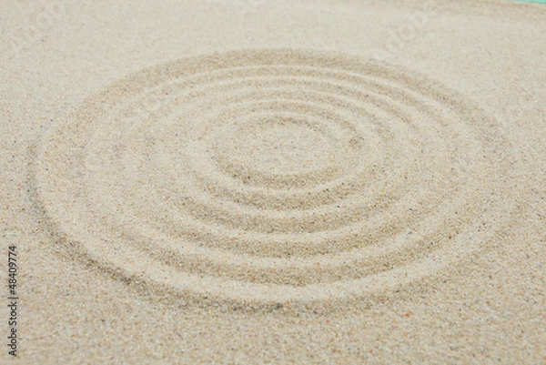 Obraz Kreise im Sand