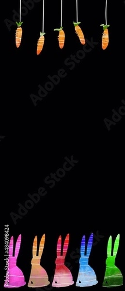 Fototapeta rabbit race