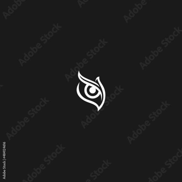 Obraz BEST OWL EYES LOGO VECTOR EDITABLE