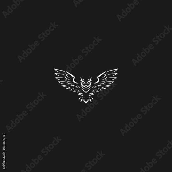 Obraz BEST OWL LOGO VECTOR EDITABLE	