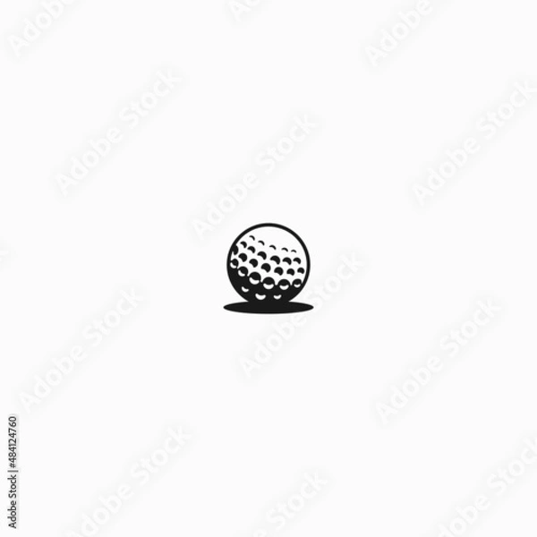 Obraz BEST GOLF BALL LOGO EDITABLE