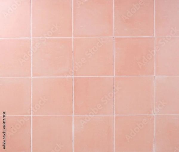 Obraz Cream Bathroom Tiles Pattern Background