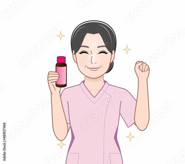 Fototapeta 美容ドリンクをもつ女性