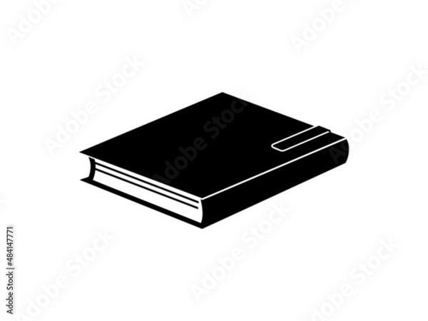 Obraz diary book icon vector illustrations