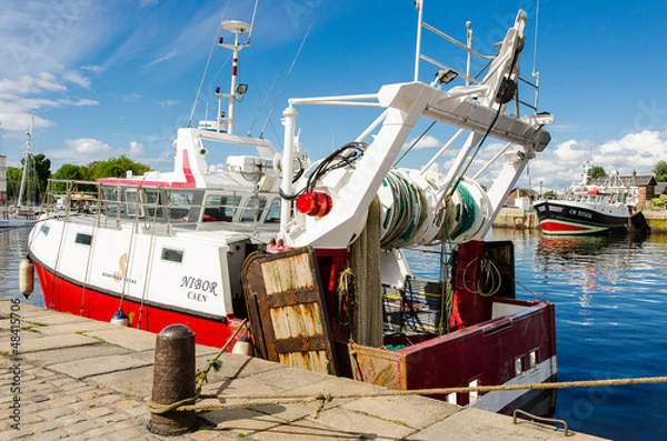 Obraz Bateau de pêche à quai