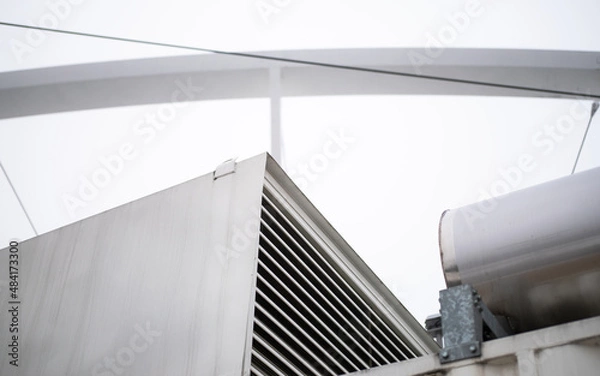 Fototapeta .Ventilation grille of the power generator