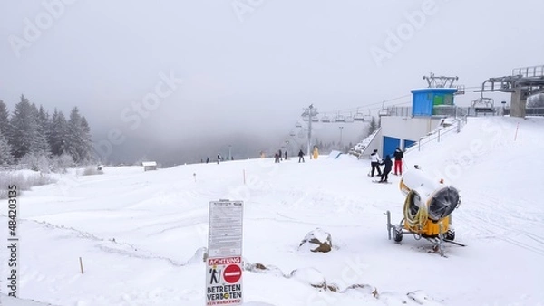 Obraz Skilift in Winterberg