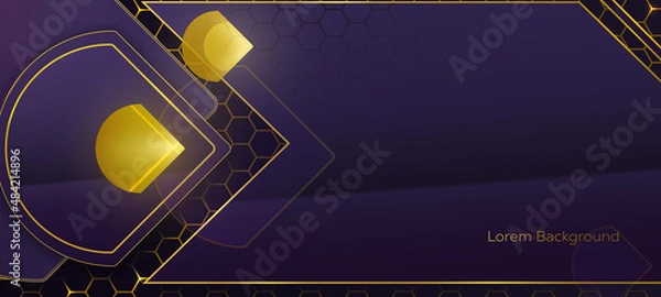 Obraz Web lorem bacrground gold violet business