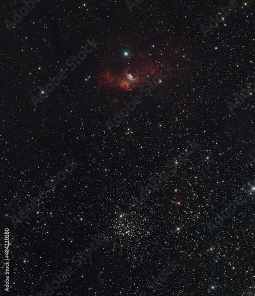 Obraz The Bubble Nebula, M52