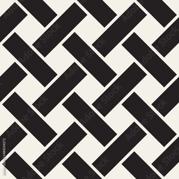 Obraz Vector seamless pattern. Repeating geometric elements. Stylish background design.