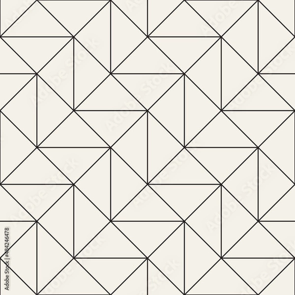 Obraz Vector seamless pattern. Repeating geometric elements. Stylish background design.