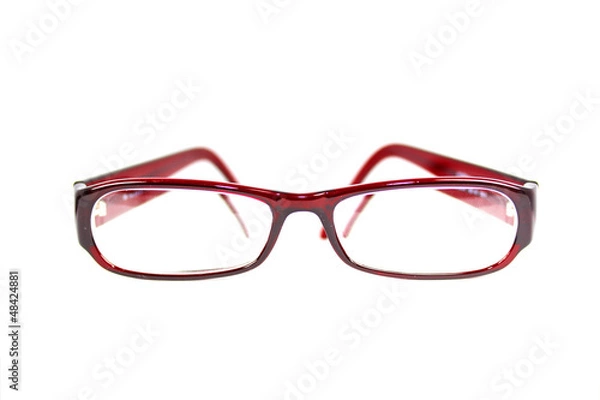 Obraz Modische Brille in rot