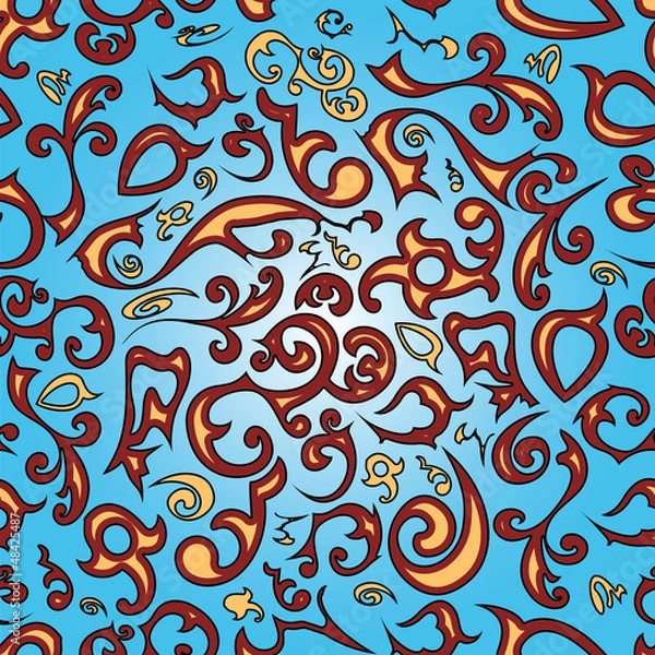 Obraz Seamless ornamental wallpaper