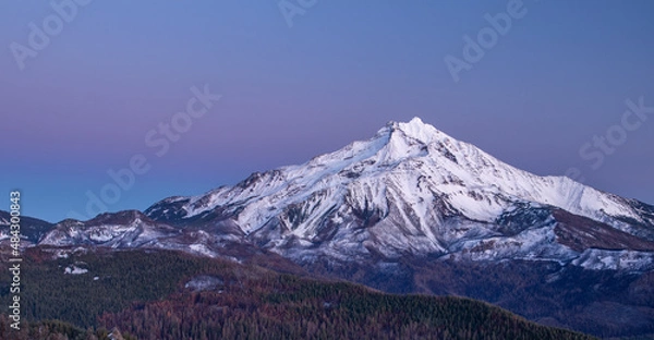 Fototapeta Mt Jefferson Oregon sunset