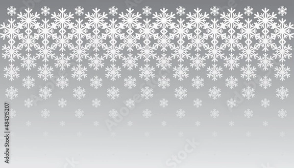 Obraz snowflake background