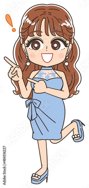 Fototapeta キャバ嬢 パーティー ドレス