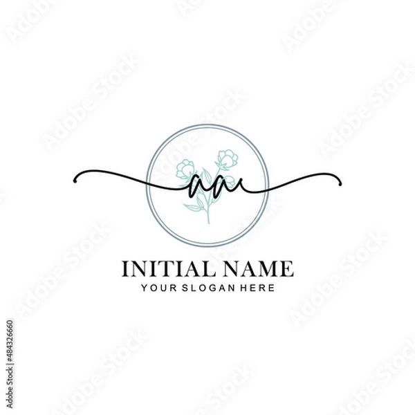 Obraz AB Feminine logo collections template vector