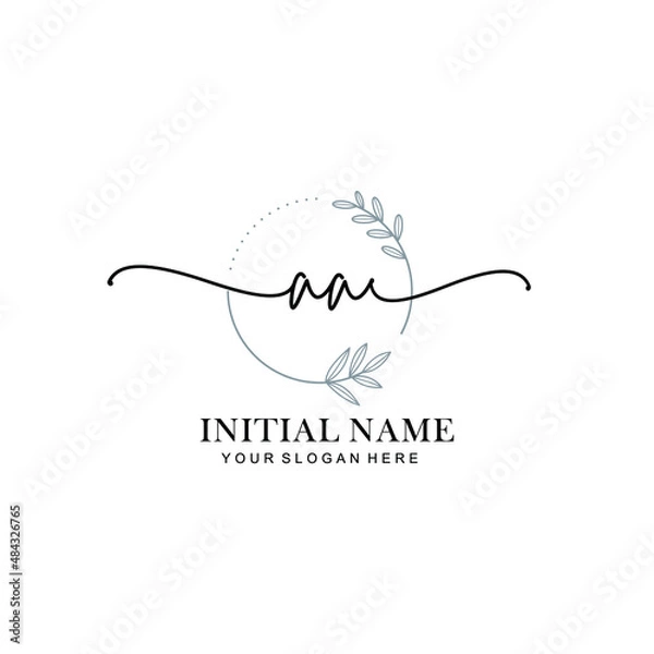 Obraz AB Feminine logo collections template vector
