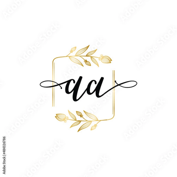 Obraz AB Feminine logo collections template vector