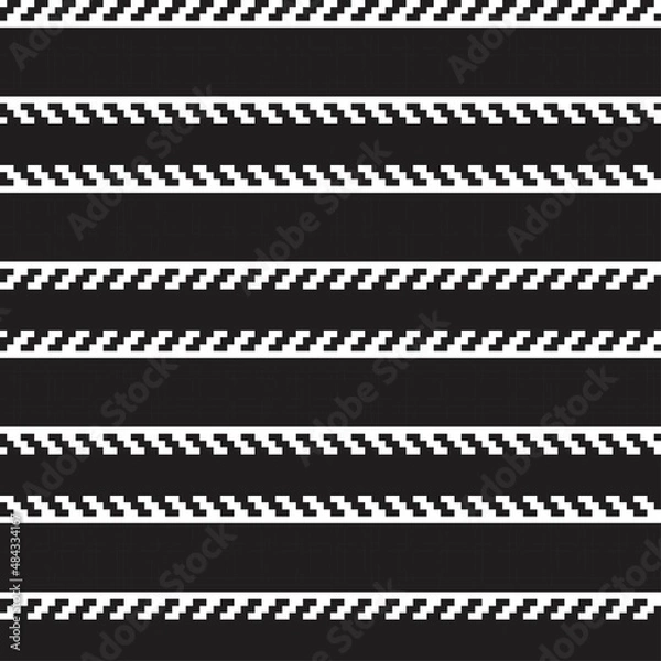 Fototapeta Christmas Fair Isle Seamless Pattern Design