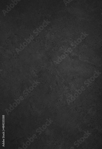 Fototapeta Abstract Grainy Cracked Cement Wall Corporate Dark with Dim Gray Colors Texture Background Building Wall Concept For Texturing