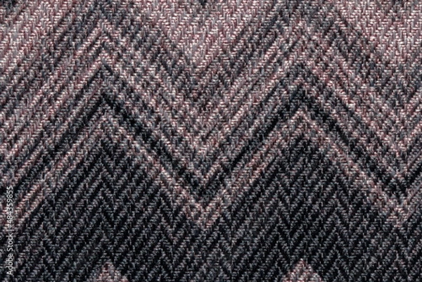 Fototapeta texture of jacquard fabric with geometric pattern