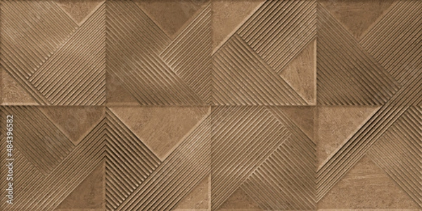 Obraz Multicolor digital wall tiles design for interior abstract home decor used ceramic digital wall tile background texture.