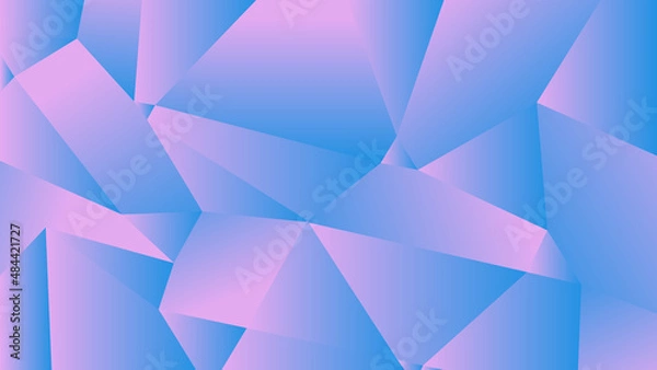 Obraz abstract light blue and pink geometric pattern background for modern creative graphic design