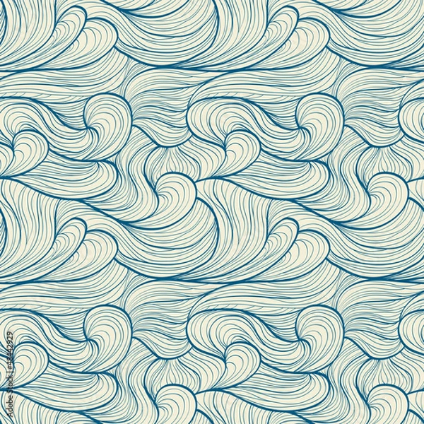 Obraz Вода - бесшовный абстрактный фон