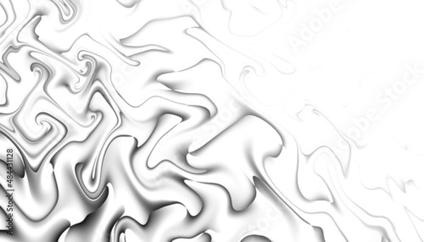 Obraz Wavy abstract futuristic background