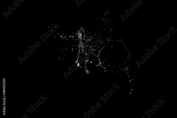 Obraz water splash isolated.