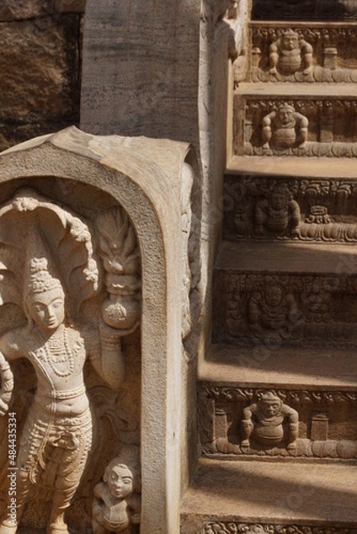 Fototapeta スリランカ・ポロンナルワ遺跡のワタダーゲ