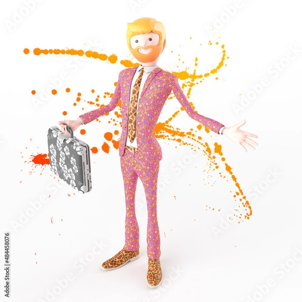 Obraz business man posing