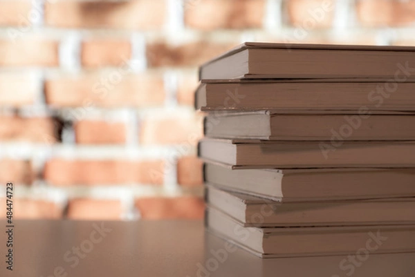 Obraz Set of books on top of each other